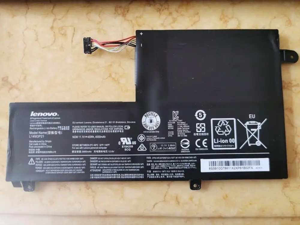 Ảnh pin Lenovo 510S