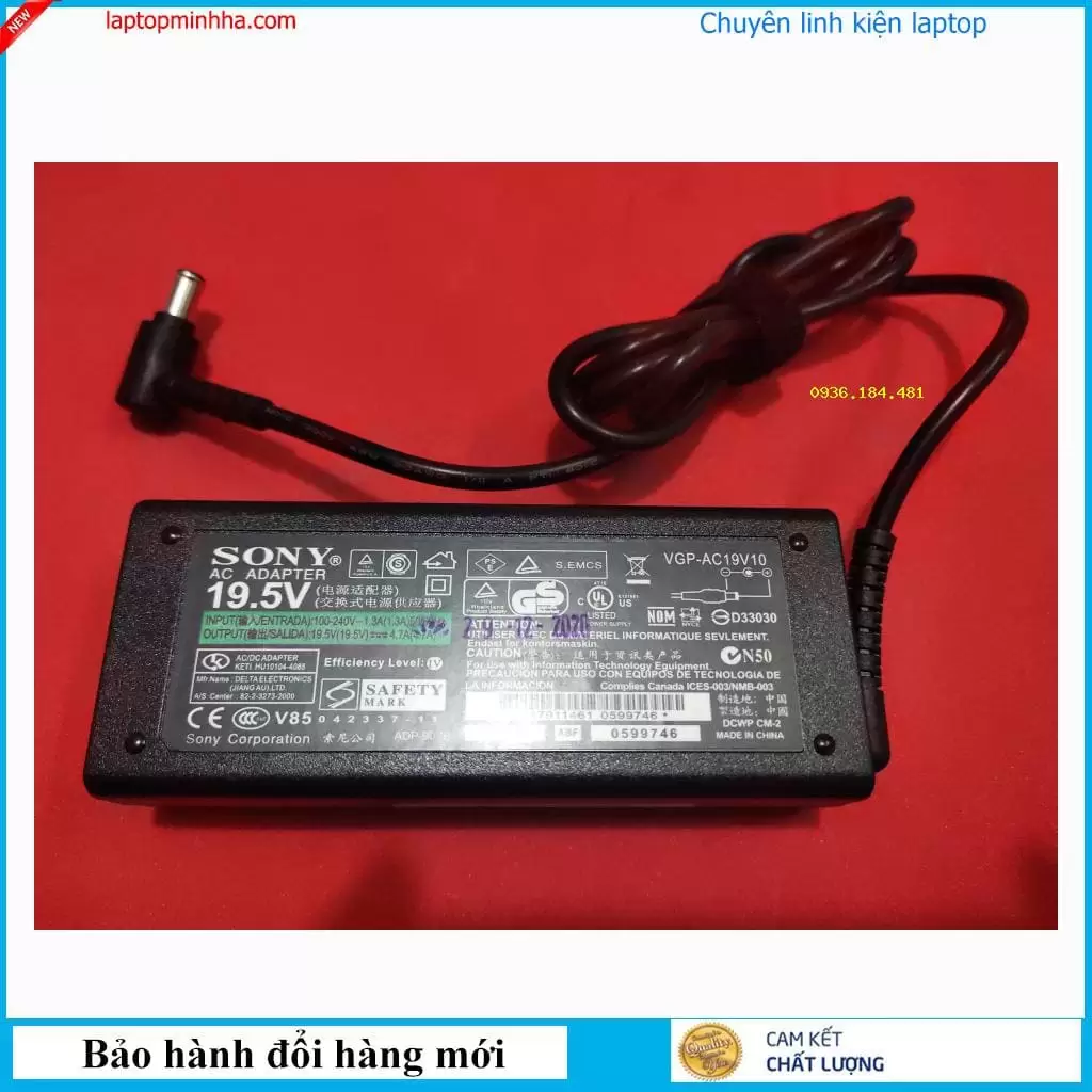 Sạc laptop Sony VAIO VPC-EB15 Series chất lượng tốt