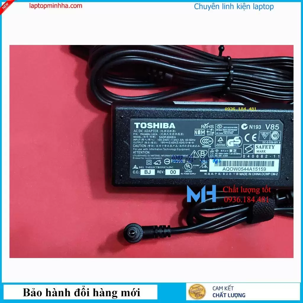 sạc dùng cho laptop Toshiba Dynabook Satellite B350, B371 Series